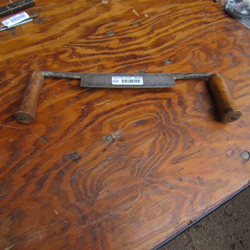 lot 6030 image: Draw Knife L & LJ White 1837, Buffalo, New York