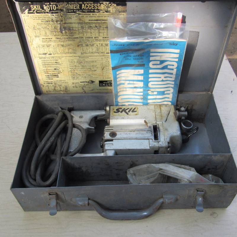 lot 6056 image: Skil Roto-Hammer in the box - (Untested due to no electricity)
