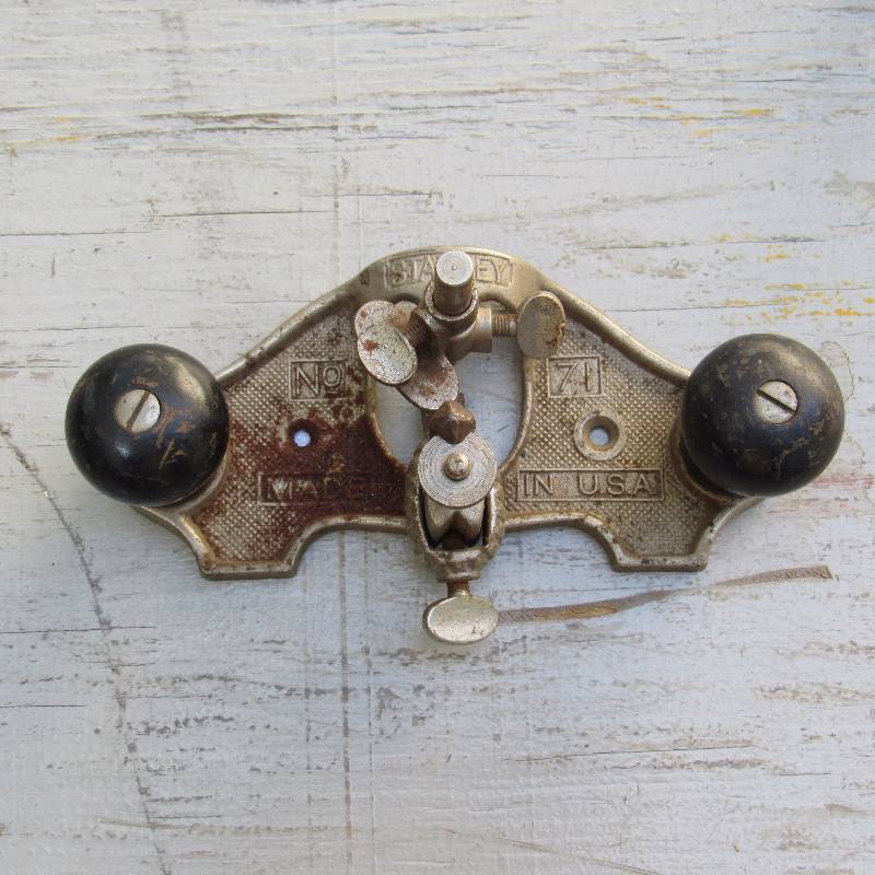 lot 6065 image: STANLEY Hand Tool - Router Plane No. 71 - Made in U.S.A.