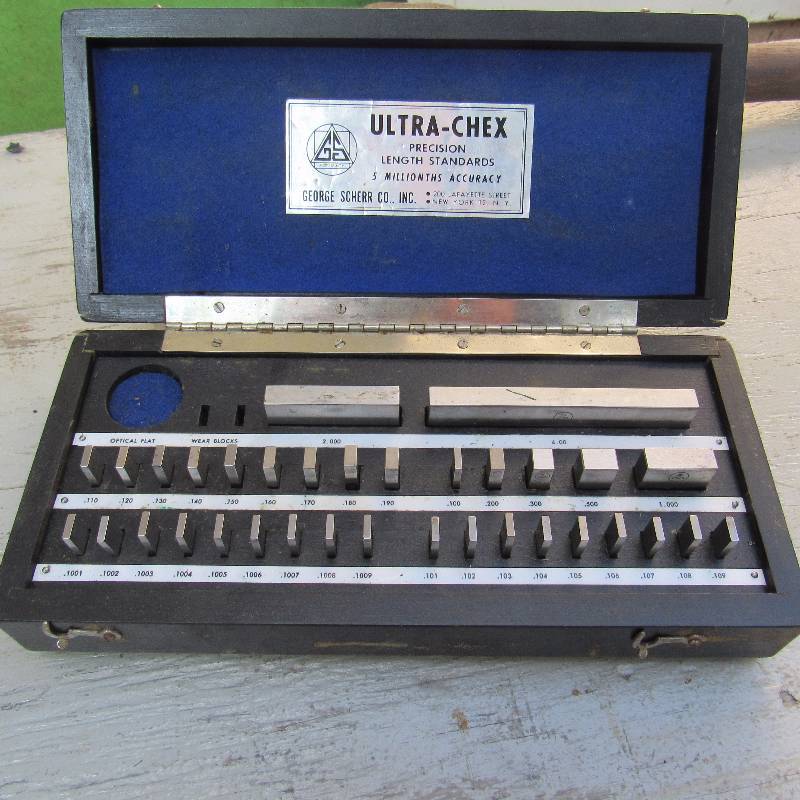 lot 6067 image: Measuring Tools ULTRA-CHEX Precision Length Standard by GEORGE SHCETT CO - in case - see photo