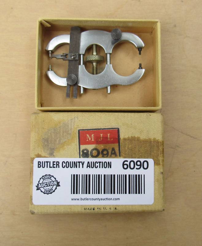 lot 6090 image: Vintage Measuring Tool MJL in original box