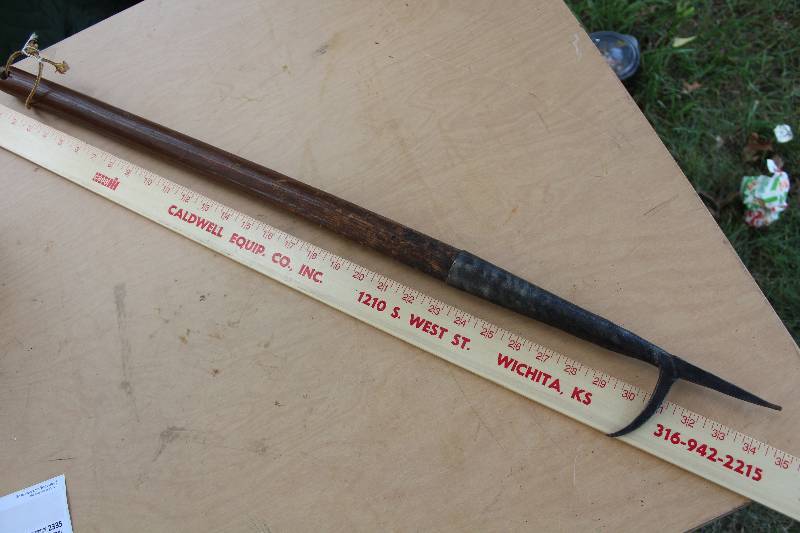 lot 2344 image: Poker  Hook - wood handle - Neat