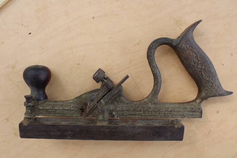 lot 2369 image: Vintage Stanley Tool - No 49 - Decorative Handle and body - Neat piece