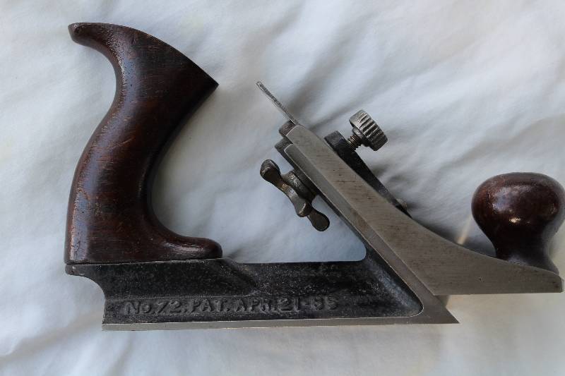 lot 2399 image: Stanley Hand Tool # 72 PAT. APR. 21-85 (could it be 1885) COOL