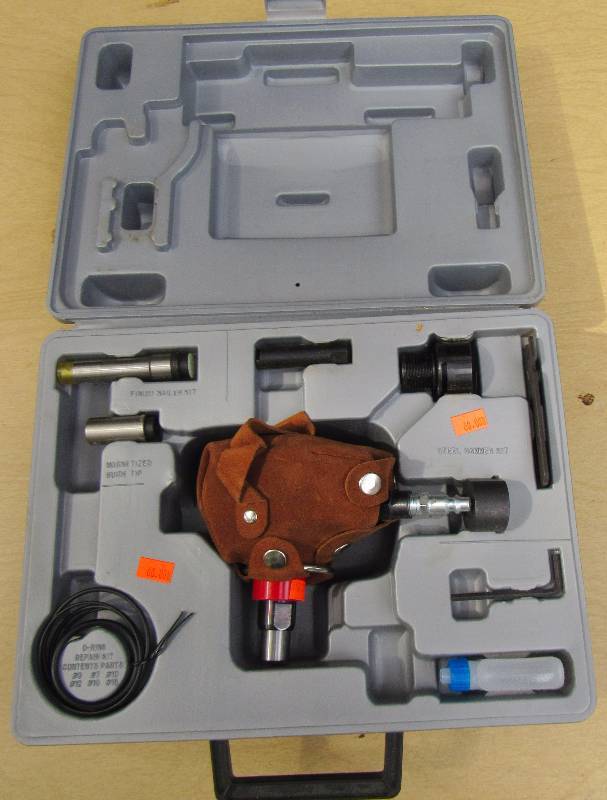 lot 4638 image: Central Pneumatic Air  Nailer Kit - Appears to be new in the box w everything you need