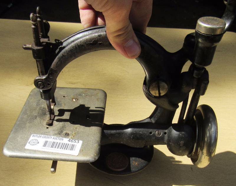 lot 4653 image: Small Sewing Machine Attachment - National Sewing Machine Company - Belvedere, IL & New York