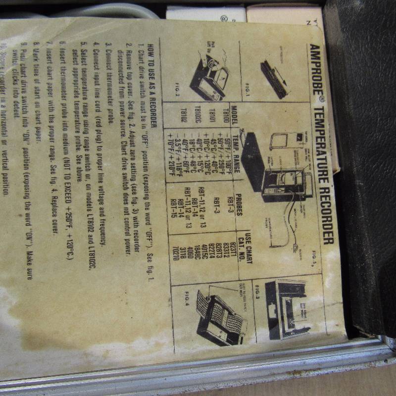 lot 4671 image: Temperature Recorder - Amprobe - LT 8100