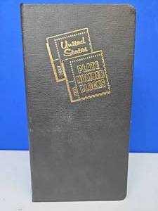 lot 310 image: Vintage White Ace U.S. Plate Block Stamp Album - FULL of Assorted MNH Plate Blocks