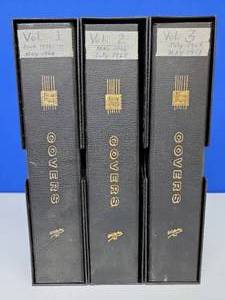 lot 311 image: Lot of 3 Vintage White Ace First Day of Issue Albums - FILLED With Excellent First Day of Issue Covers 1931 to 1971