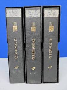 lot 312 image: Lot of 3 Vintage White Ace First Day of Issue Albums - FILLED With Excellent First Day of Issue Covers 1971 to 1976
