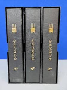 lot 313 image: Lot of 3 Vintage White Ace First Day of Issue Albums - 2 Albums FILLED With Excellent First Day of Issue Covers, One Album Mostly Empty