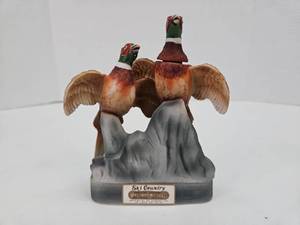 lot 377 image: 1977 Ski Country Whisky Flying Pheasants Miniature Decanter