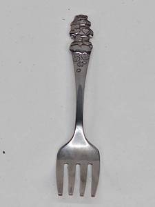 lot 384 image: 1984 Oneida Stainless Steel Childs Care Bear Fork
