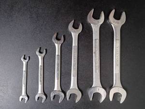 lot 406 image: Lot of 6 Craftsman Open-End Wrenches