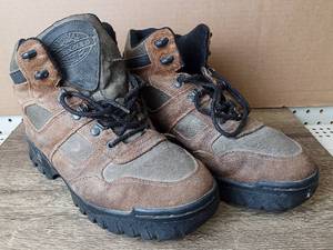 lot 5109 image: Original Rugged Outback, Brown LeatherSynthetic Hiking Boots, US 10W