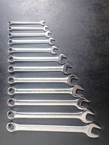 lot 14 image: Proto Professional - Satin Combination, 12 Point Wrenches - 12 Piece Set