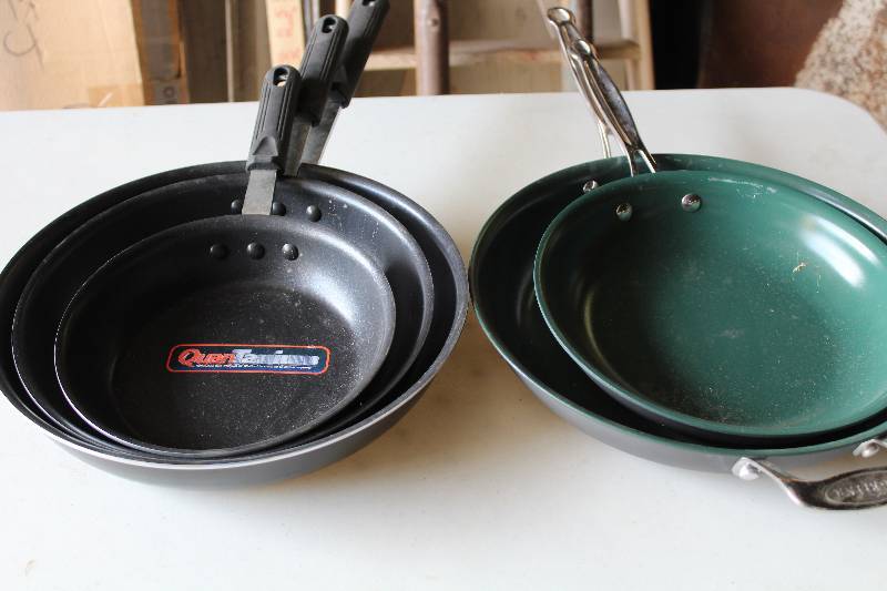 lot 4517 image: Set of 5 Saute Skillets - Various Sizes - See Photos