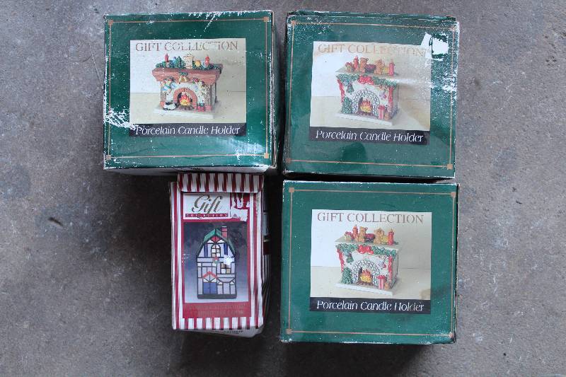 lot 6162 image: Lots of 4 pieces of home decor with damaged boxes