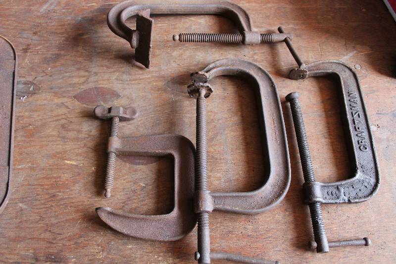 lot 6193 image: Lot of Assorted Sizes C - Clamps