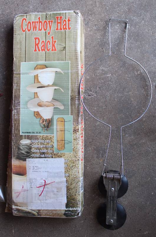 lot 6210 image: Cowboy Hat Rack - Qty 2
