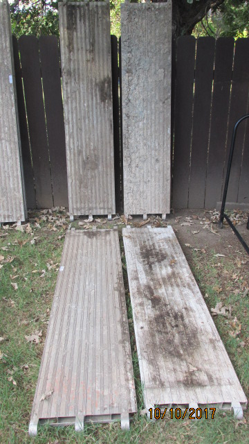 lot 4614 image: Lot of 4 Pieces of Walk Plank for Scaffolding