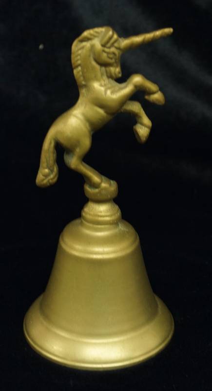 lot 4807 image: Unicorn Brass Bell - Rings Loud and Clear