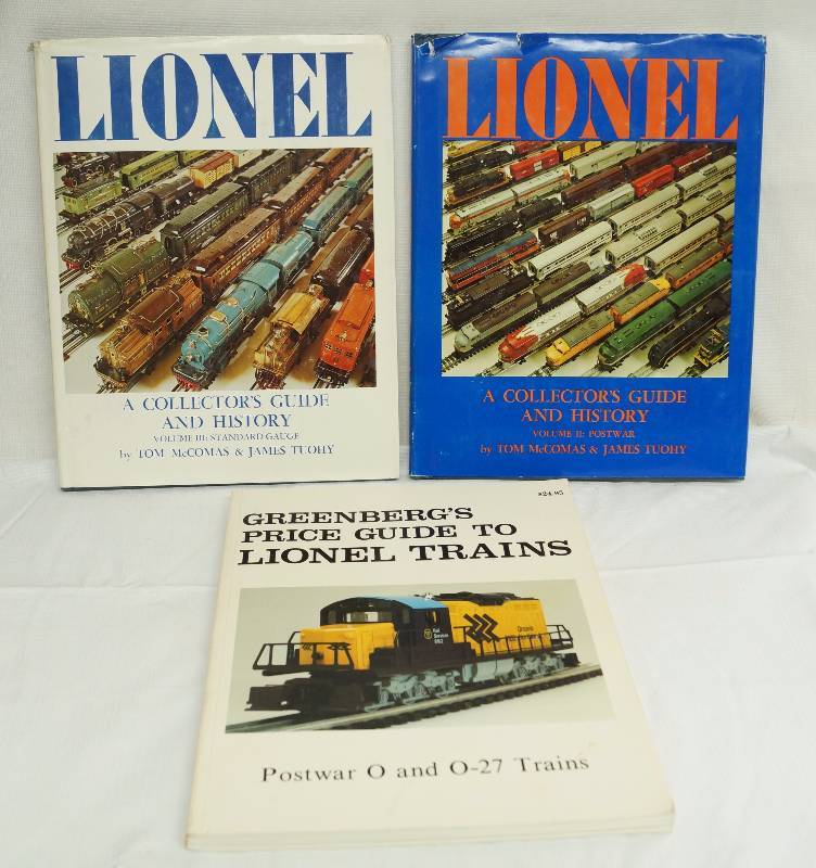 lot 4824 image: Lot of 3 Lionel Train Collectors Guide and History Books - WOW