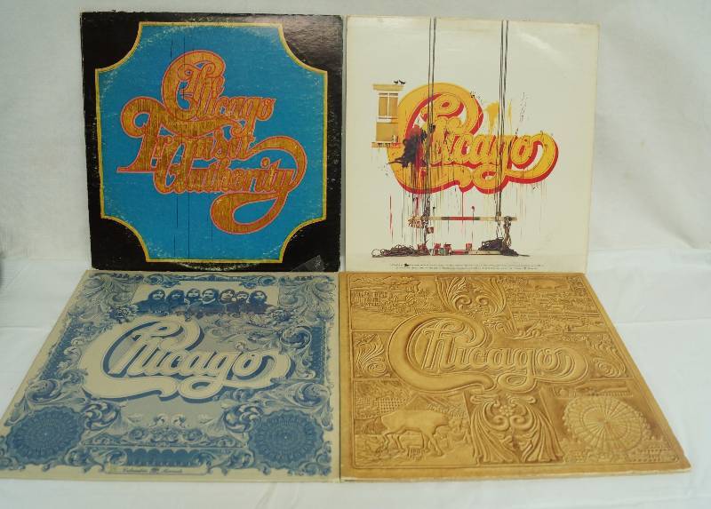 lot 1954 image: Lot of 4 Albums - CHICAGO - see photos