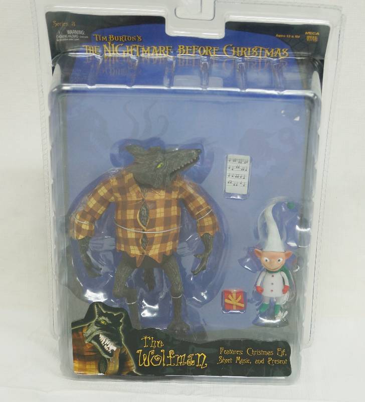lot 1036 image: Collectible Action Figure - The Wolfman - NEW In original packaging - From TIM BURTONS The Nightmare Before Christmas - COOL