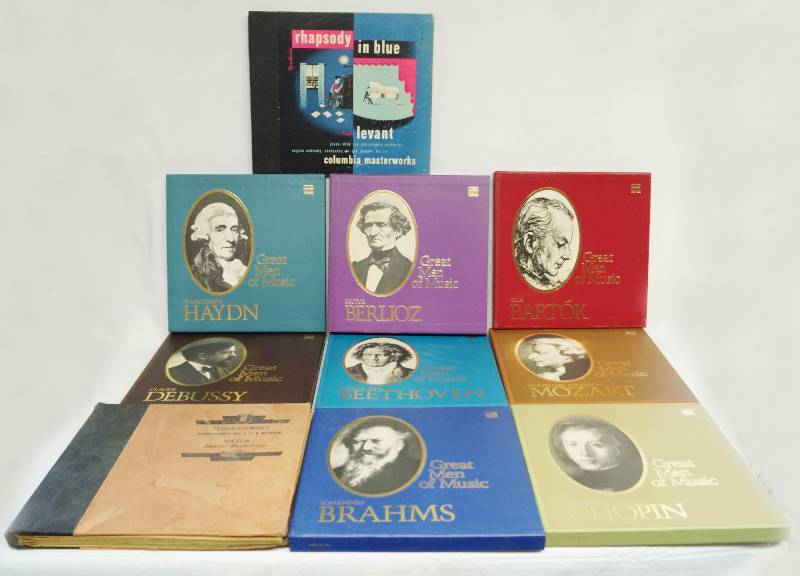lot 1043 image: Lot of Great Composers - Men of Music - Classical Music Record Album Sets - See Photos