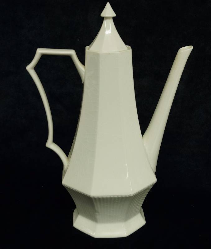 lot 1054 image: Tall Teapot - Independence Ironstone - by Castleton China, Inc.
