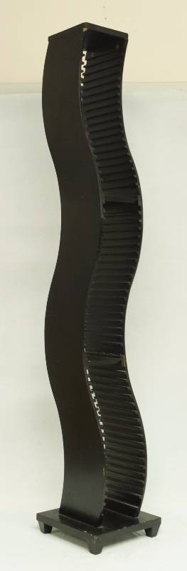 lot 6214 image: Tall CD Rack Tower