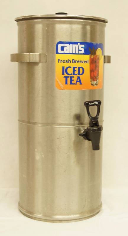 lot 6275 image: Commercial Stainless NEWCO TC-3HPN Iced Tea Dispenser wLid