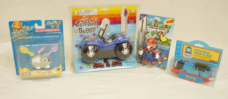 lot 6310 image: NEW TOYS - Super Mario World - ZhuZhu - Tumble Buggy - Thomas the Train MOTORIZED Road & Rail
