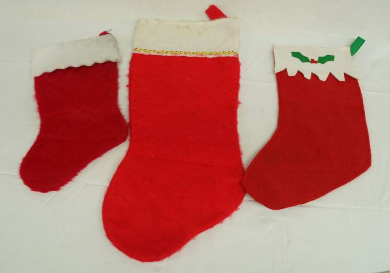 lot 6211 image: 3 Christmas Stockings