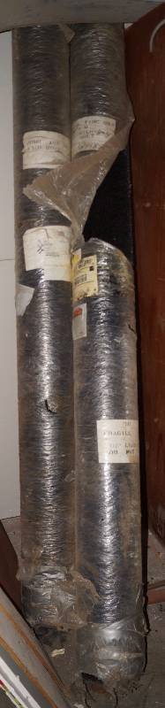 lot 1010 image: 2 CAR WASH Spiral Tire Brushes - 94 x 8 - Black NylonPoly (never used)