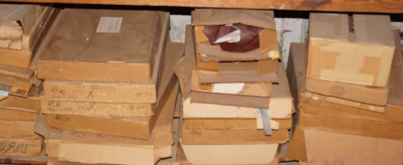 lot 1011 image: 60s 70s Giant Lot of CAR MATS - from Birmingham Auto Supply Co. - Dont Miss This One - ATTN SEAT COVER AND CAR WASH SHOPS