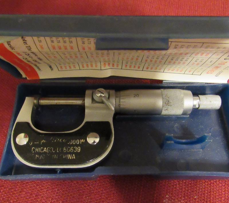 lot 4099 image: Enco Micrometer - 0-1 .0001 - In case - Good Condition