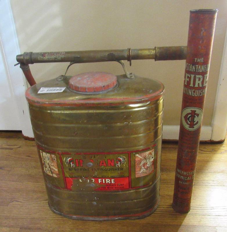 lot 4135 image: Antique Fire Extinguisher - Indian Brand  D.B. Smith & Co.- very collectible MUST SEE