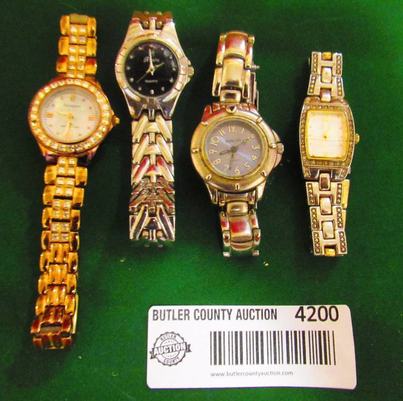 lot 4200 image: Set of 4 Ladies Watches
