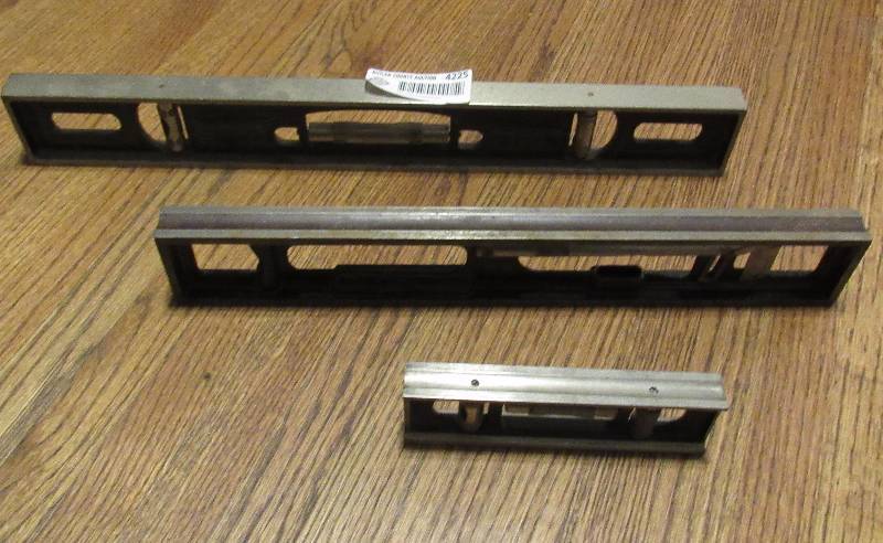 lot 4225 image: Set of 3 Metal Levels
