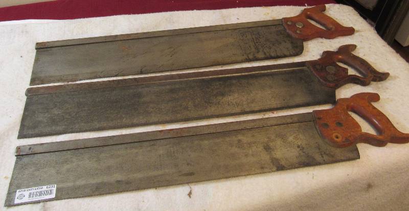 lot 6231 image: Lot of 3 Saws - see photo