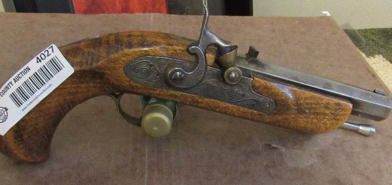 lot 4027 image: Jukar Spain - Black Powder Pistol - .45 Caliber