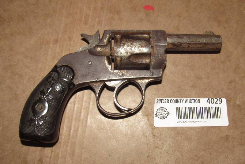 lot 4029 image: A & R Arms Company Vintage Revolver Hand Gun F & W Engraved on Grip - See NOTE on Description