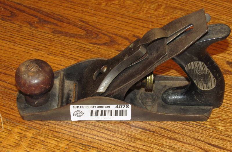lot 4078 image: Vintage - Norvell Shapleigh Hardware Company - D - E Trade Mark - Diamond Edge - Plane - WOW COLLECTIBLE