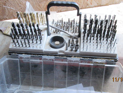 lot 4245 image: Large Case of Multi Drill Bits - Power Drill Accessory Set - WOW