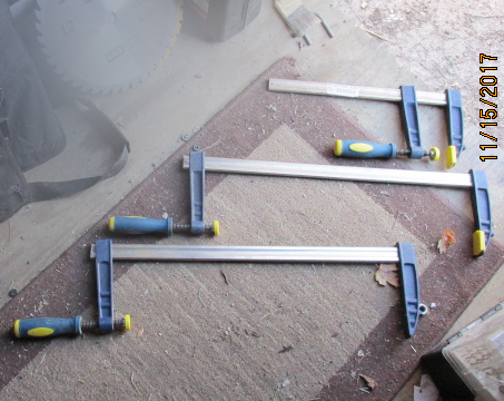 lot 4244 image: Lot of 3 Adjustable C- Clamps