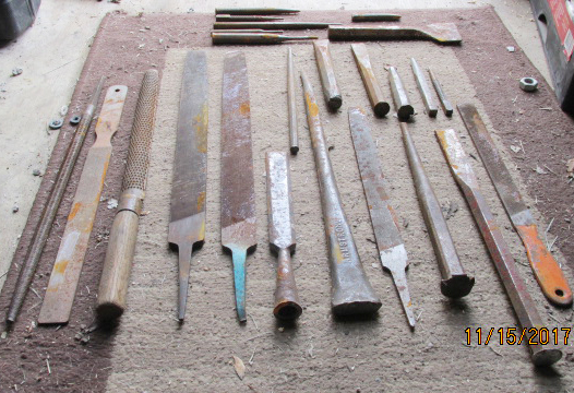 lot 4255 image: Lot of Misc. Files - Hand Tools