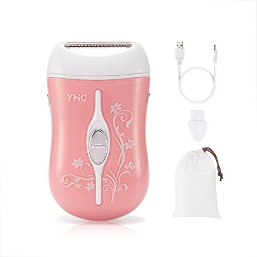 lot 15787 image: YHC Electric Razors for Women - Rechargeable Cordless Lady Shaver for Leg, Underarm, and Bikini Hair Removal.