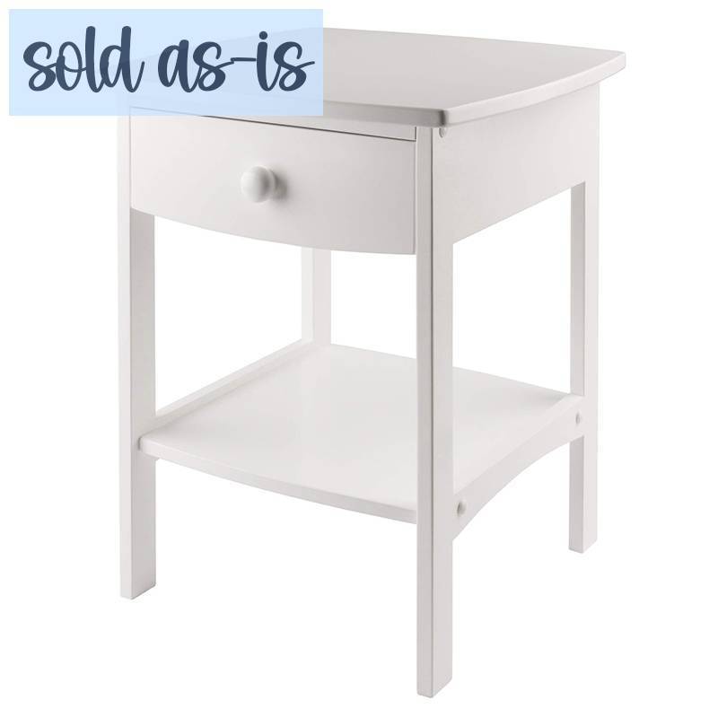 lot 25847 image: Winsome Wood Claire Accent Table, White